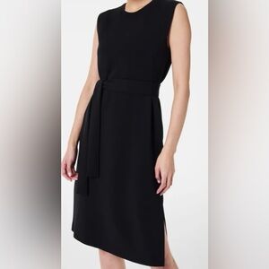 SPANX NWT Air Essentials Tie Waist Dress, Very Black